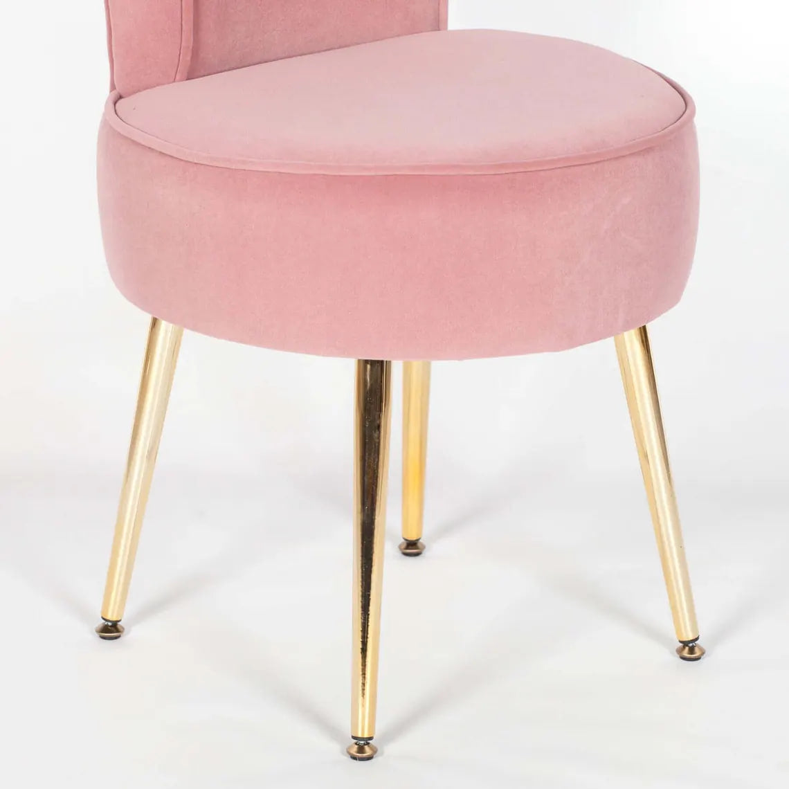 Velvet Pink Dressing Room Chair