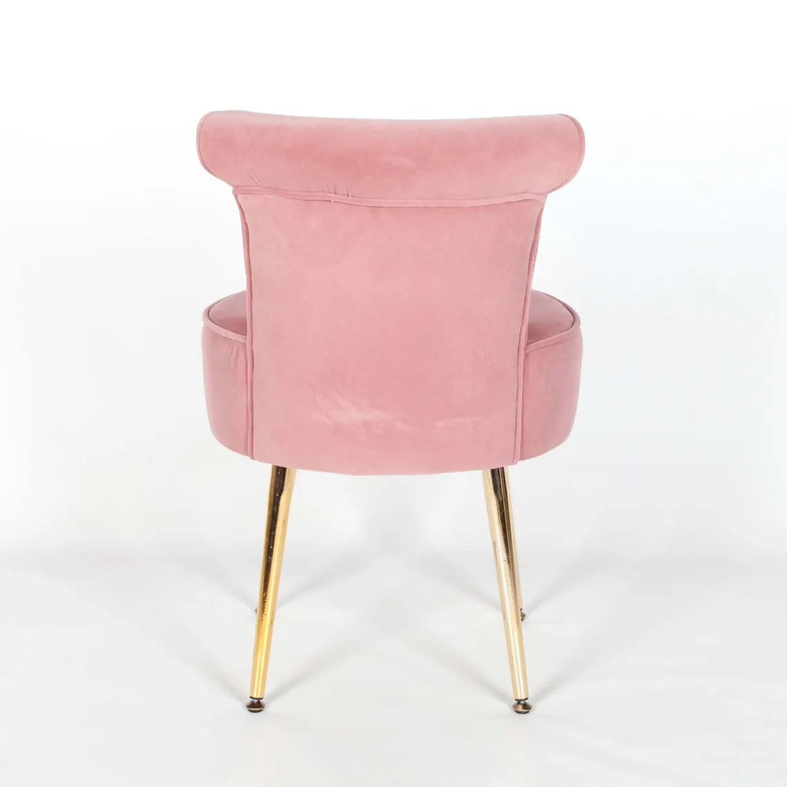 Velvet Pink Dressing Room Chair